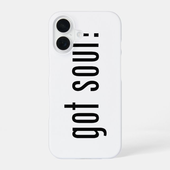 got soul? iphone case (Back)