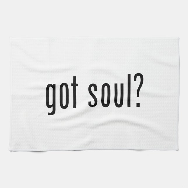 got soul? kitchen towel (Horizontal)