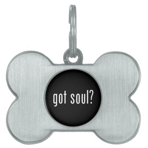 got soul pet name tag