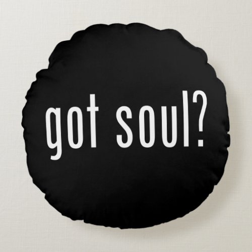 got soul round pillow