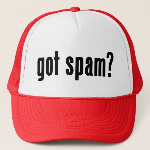 got spam trucker hat