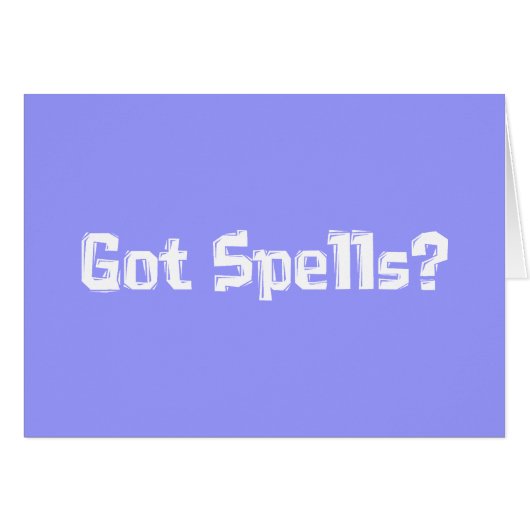 Got Spells Gifts Cards (Front Horizontal)