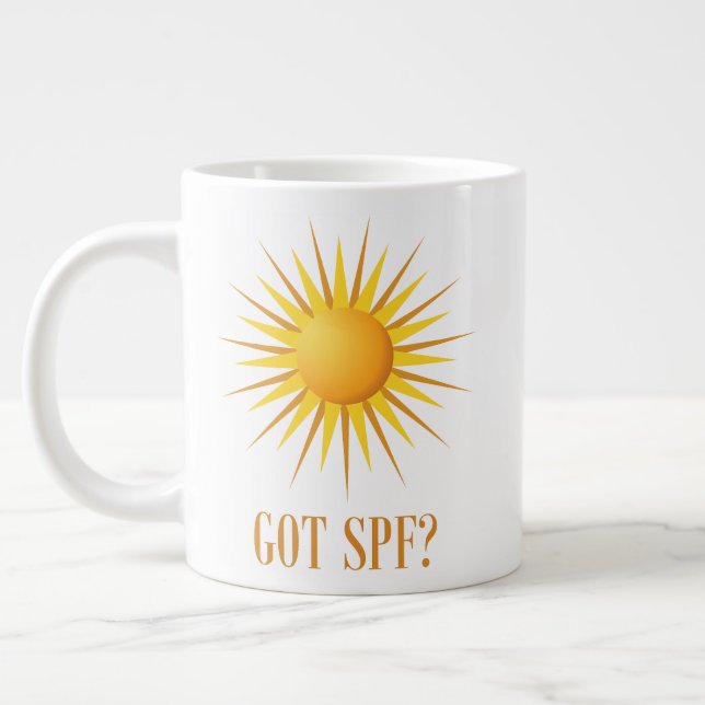 Got SPF? Giant Coffee Mug (Left)