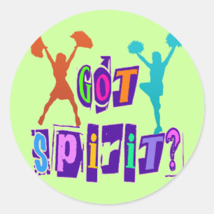 GOT SPIRIT? CLASSIC ROUND STICKER