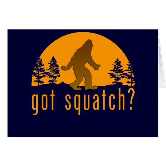 Got Squatch? Cards (Front Horizontal)