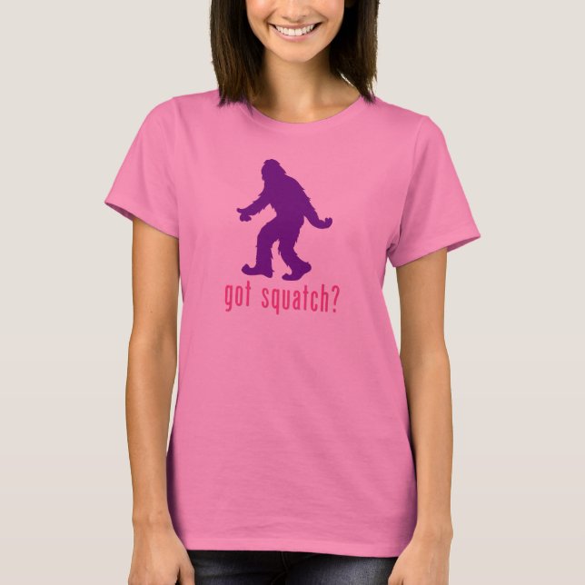 Got Squatch? Purple T-Shirt (Front)