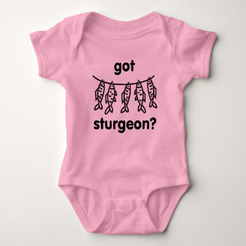 got sturgeon baby bodysuit