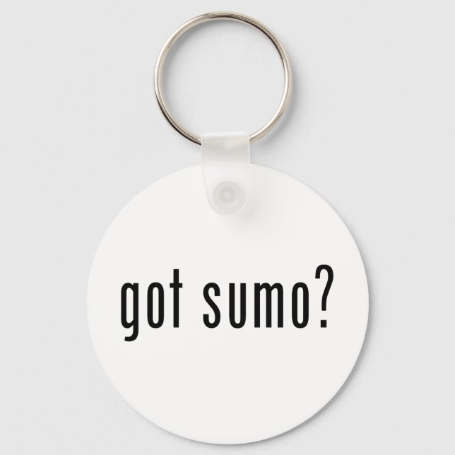 got sumo? keychain (Front)