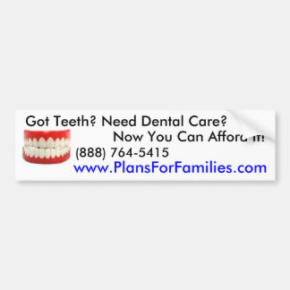 Got Teeth? - Customized Bumper Sticker