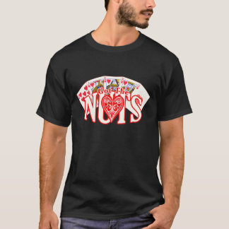 Got The Nuts - Poker Shirt - Hearts - DARK