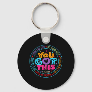 Got This Test Day State Testing Teacher Staar Test Keychain