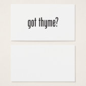 got thyme (Front & Back)