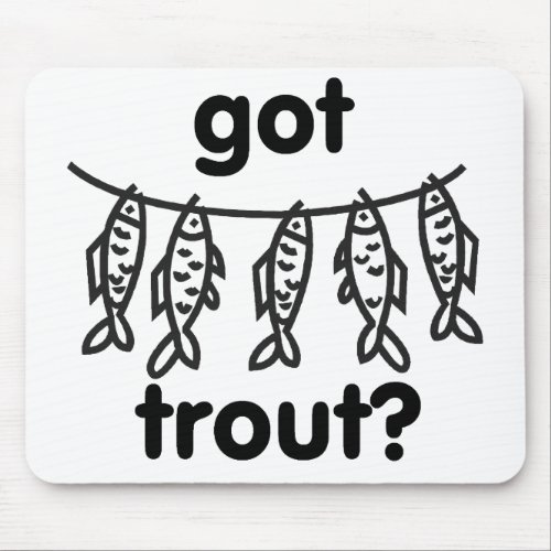 got trout mouse pad