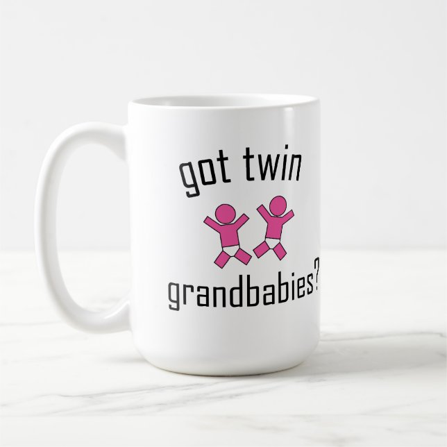 Got Twin Grandbabies? Coffee Mug (Left)