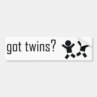 Got Twins? Bumper Sticker