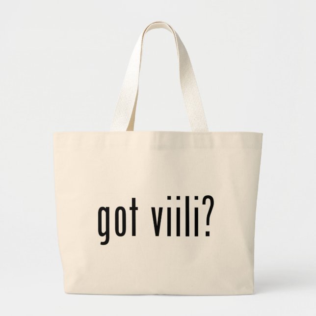 got viili? large tote bag (Front)