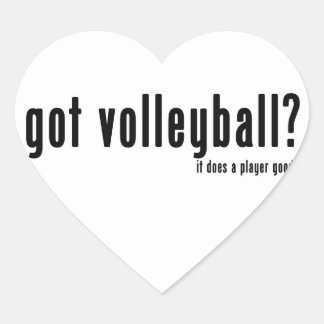 Got Volleyball? Heart Sticker
