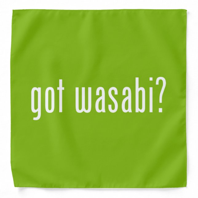 got wasabi? bandana (Front)