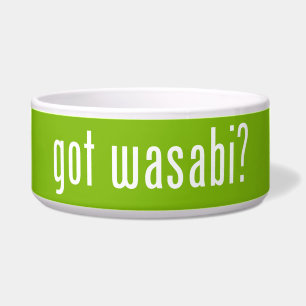 got wasabi? bowl