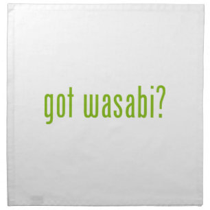 got wasabi? cloth napkin