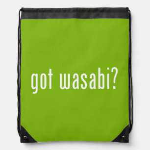 got wasabi? drawstring bag