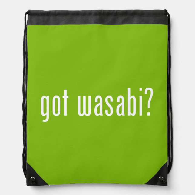 got wasabi? drawstring bag (Front)