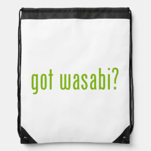 got wasabi? drawstring bag
