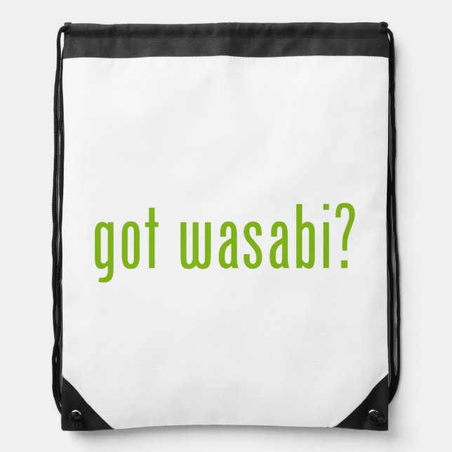 got wasabi? drawstring bag (Front)