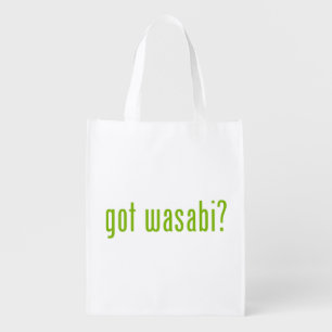 got wasabi? grocery bag
