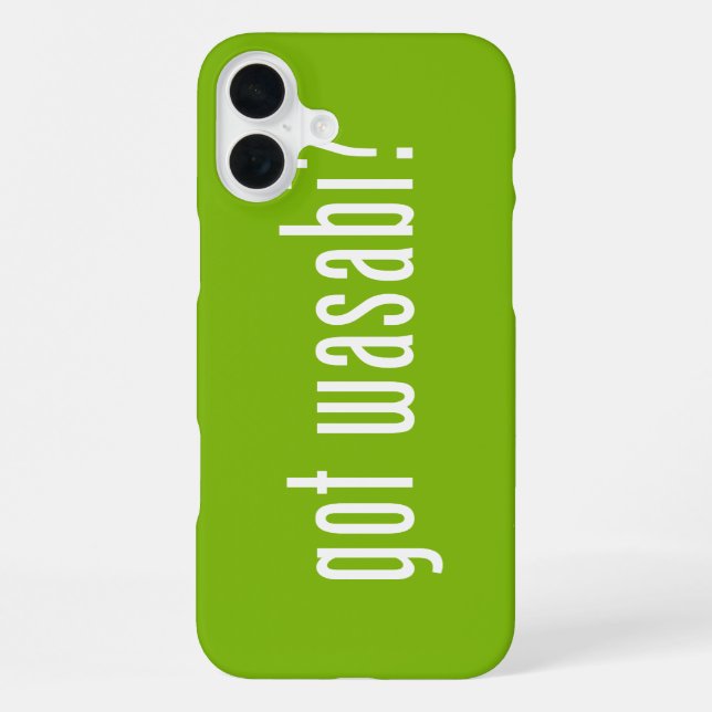 got wasabi? iphone case (Back)