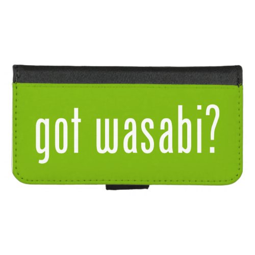 got wasabi iPhone 87 wallet case