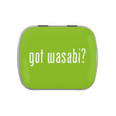got wasabi? jelly belly candy tin (Top)