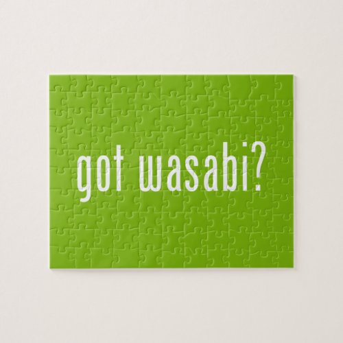 got wasabi jigsaw puzzle