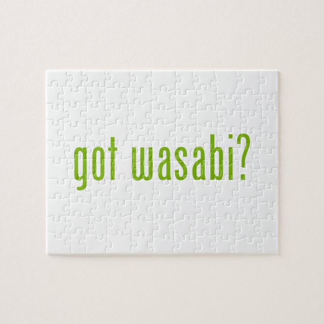 got wasabi? jigsaw puzzle (Horizontal)