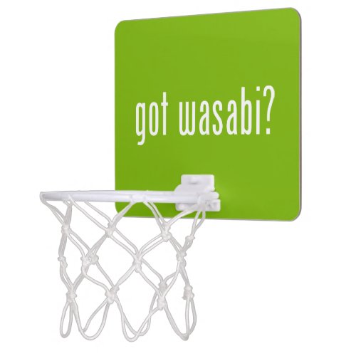 got wasabi mini basketball hoop