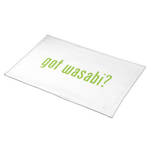 got wasabi? placemat