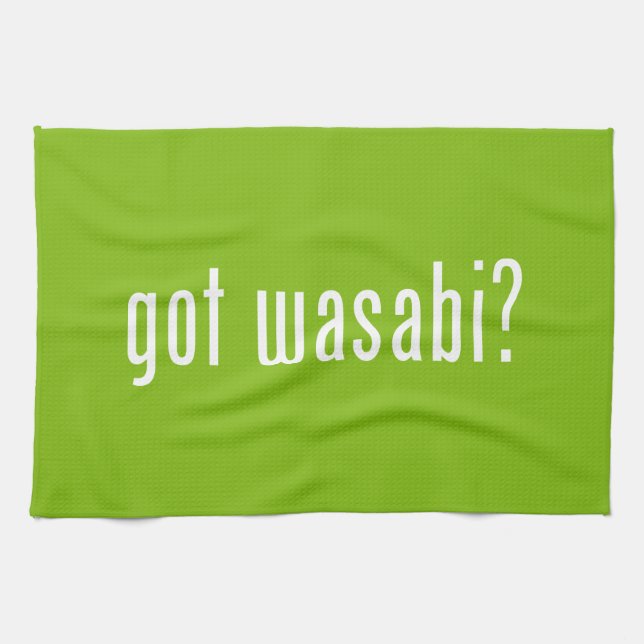 got wasabi? towel (Horizontal)