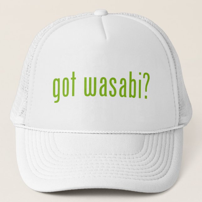 got wasabi? trucker hat (Front)