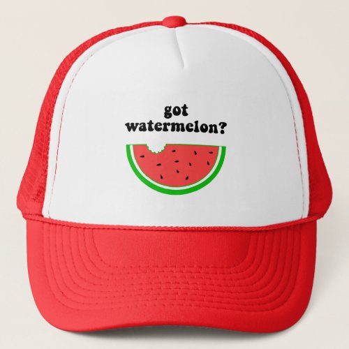 Got watermelon trucker hat