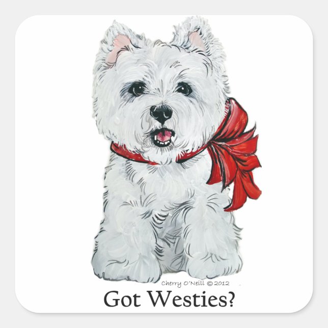 Got Westies? Square Sticker (Front)