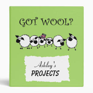 GOT WOOL? Personalized Project Binder