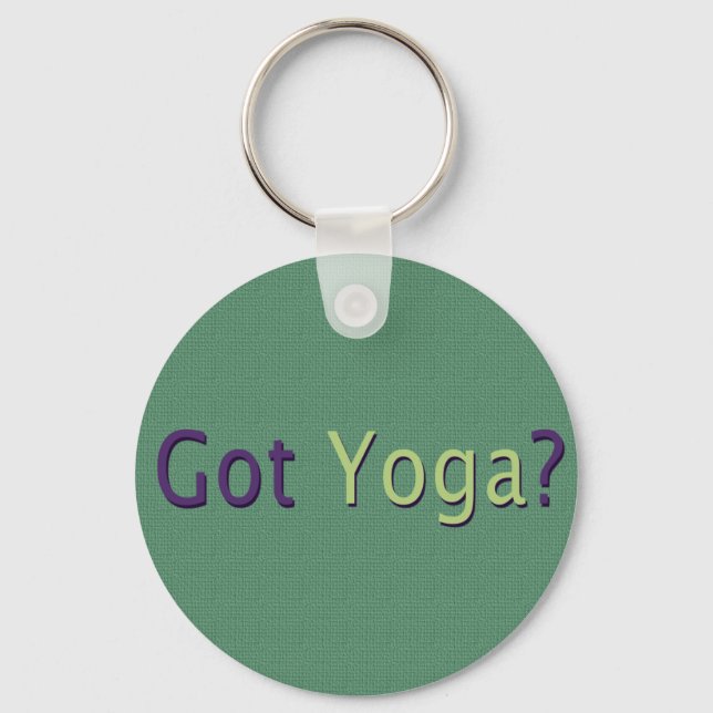 Got Yoga? Keychain (Front)