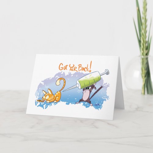 GOT YOUR BACK _ GET WELL SOON by Jeff Willis Art Card