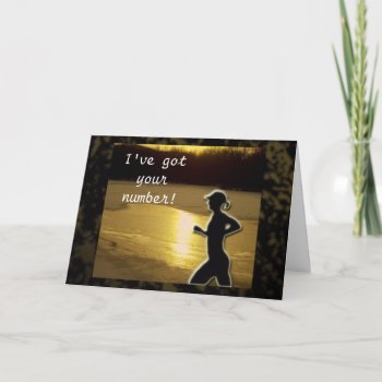 Got Your Number Card by ArdieAnn at Zazzle