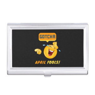 GOTCHA - April Fool's Day Funny Business Card Case