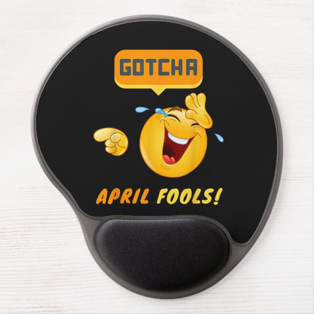 GOTCHA - April Fool's Day Funny Gel Mouse Pad (Front)