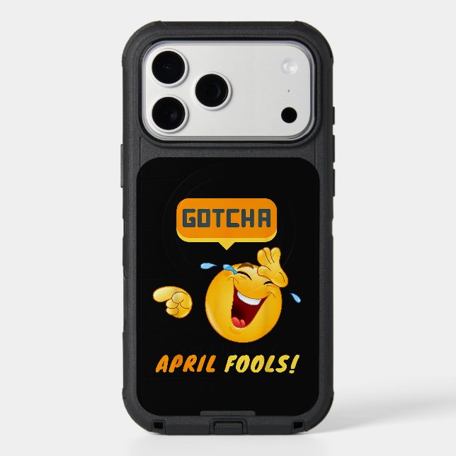 GOTCHA - April Fool's Day Funny Otterbox iPhone Case (Back)
