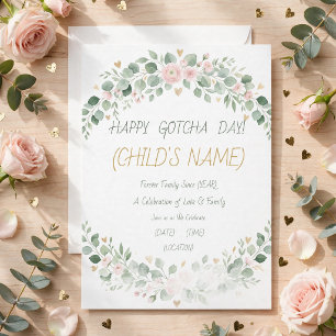 Gotcha Day Adoption Anniversary Custom Invitation