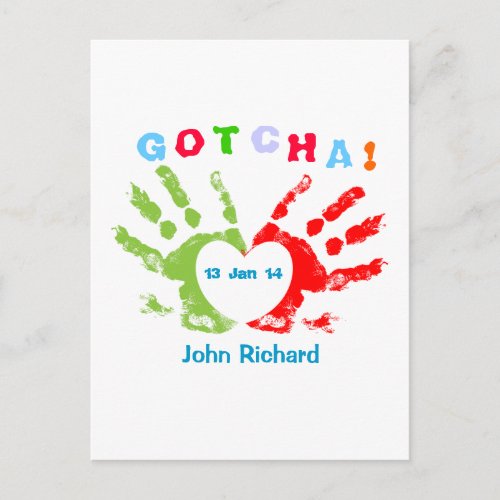 Gotcha Day _ Adoption Announcement  Design