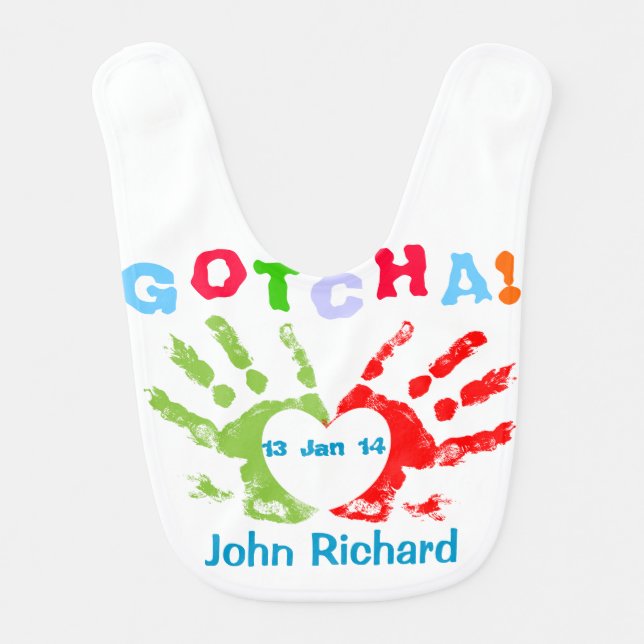 Gotcha Day! Bib (Front)